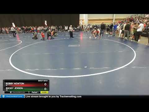 92 Lbs Champ. Round 1 - Brody Jensen, NE Vs Robby Newton, RI 1b15