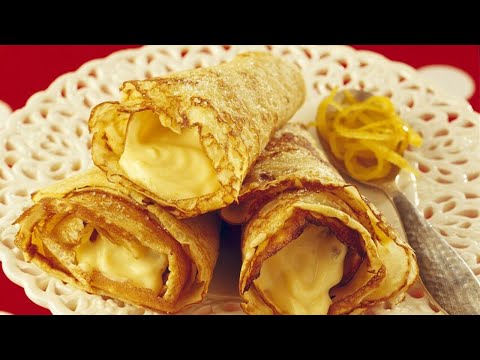 🥞 Crêpes au citron - Crêpes moelleuses au goût frais et acidulé du citron 🍋🍯