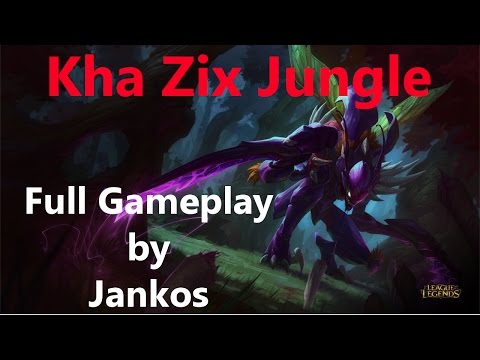 H2K Jankos Kha'Zix Jungle Challenger Full Gameplay Season 6 Patch 6.12