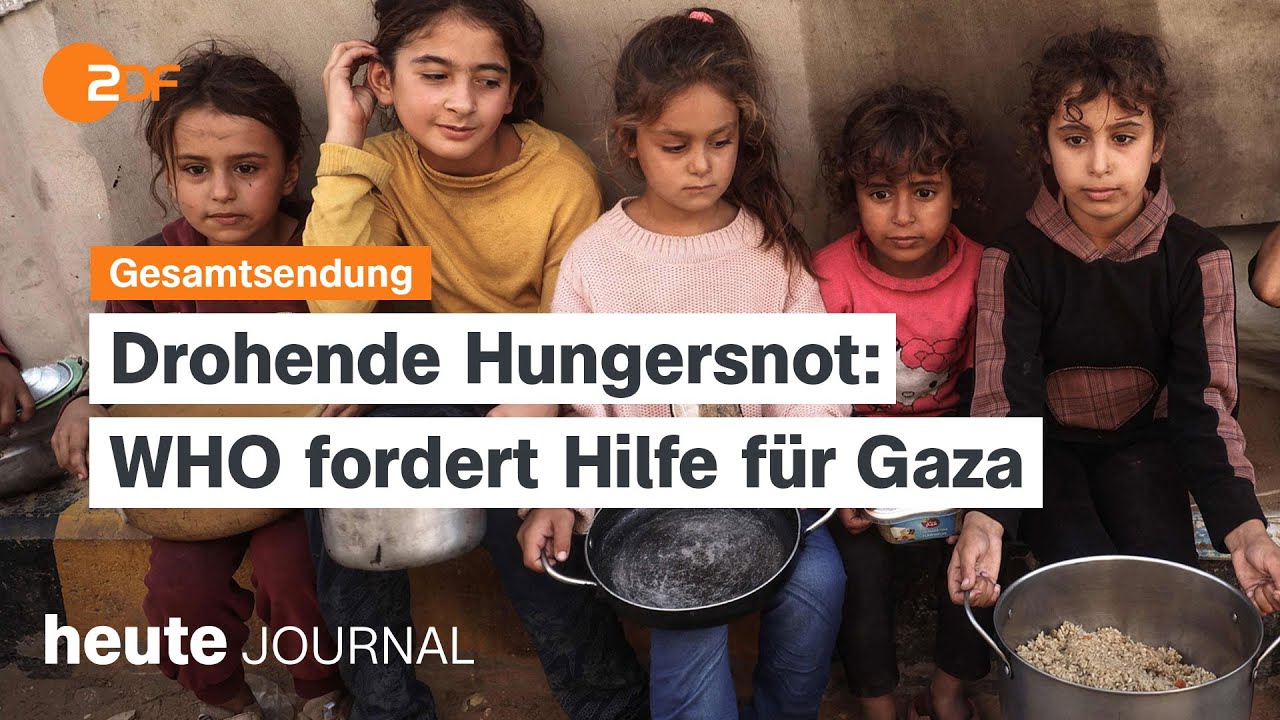heute journal vom 09.11.2024 Jubiläum Mauerfall, Humanitäre Lage Gaza, Papierdebatte Neuwahl