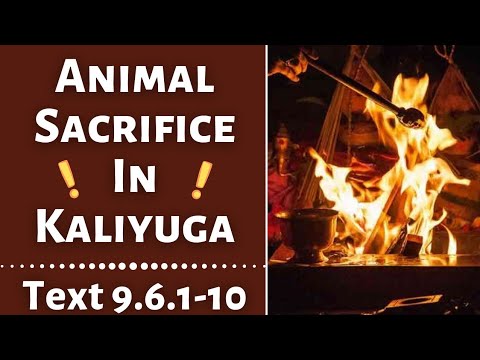 Śrīmad-Bhāgavatam Text 9.6.1-10 || Animal Sacrifice In Kaliyuga !! || ISKCON || July 16, 2021