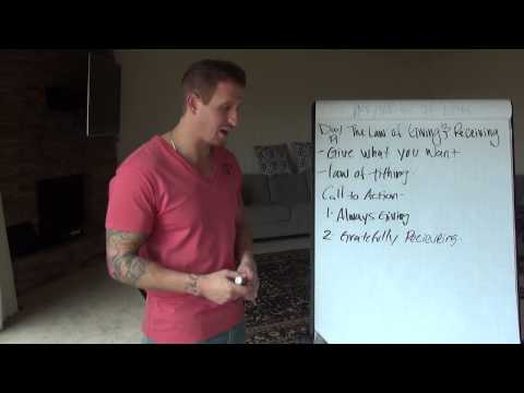 The Law of Giving and Reciving