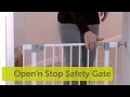 миниатюра 0 Видео о товаре Детские ворота безопасности Hauck Stop n Safe 2, White