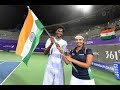 Sania Mirza Saketh Myneni 2014 Asian Games MxD Champions