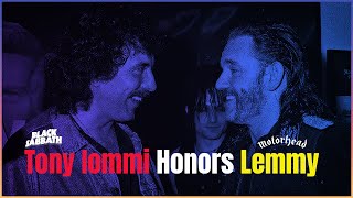 Black Sabbath&#39;s Tony Iommi honors Motorhead&#39;s Lemmy | And why Lemmy was called Lemmy