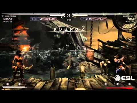 Mortal Kombat X ESL Pro League MKX Season 1 Grand Finals Sonic fox vs REO