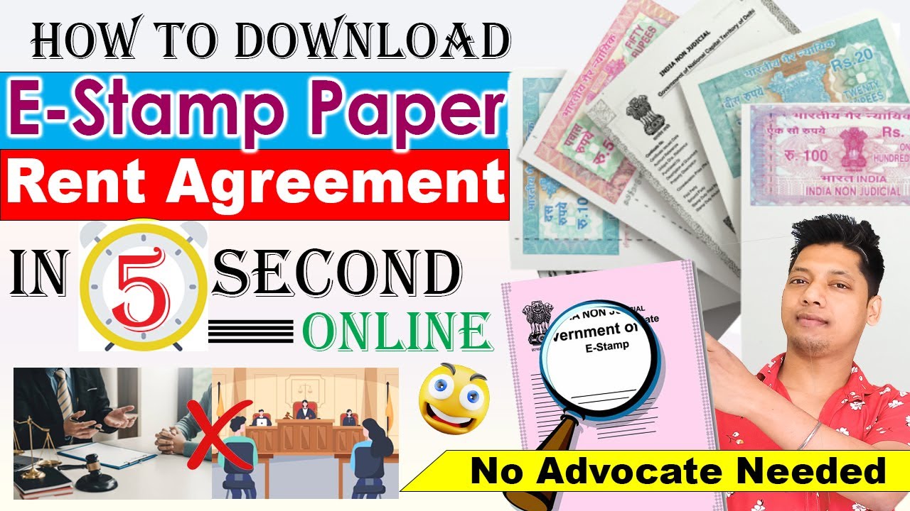 How to download Stamp Paper, Rent  Agreement online | Make Rent Agreement Online simple & easy🫢👍