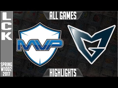 MVP vs SSG Highlights All Games - LCK W10D2 Spring 2017 MVP vs SSG All Games