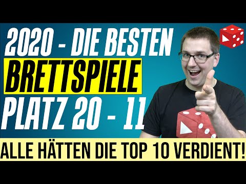 Die BESTEN der BESTEN Spiele 2020  • Plätze 20 - 11 • ALLE hätten eine Top 10 Platzierung verdient