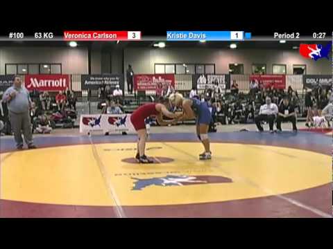 2011 U.S. Open FRI WM 63 KG: Veronica Carlson vs. Kristie Davis Cons. Round 7