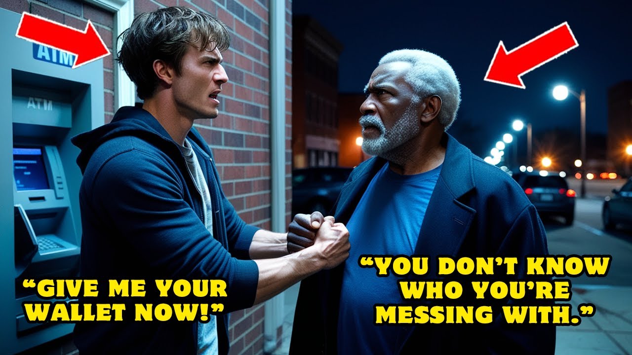 Mugger Corners 79-Year-Old Black Man at ATM, Unaware Who He Is Really Messing With...
