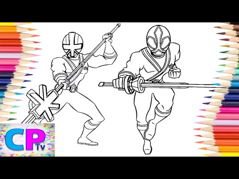 Power Rangers Samurai Coloring Pages/Drawing of Power Rangers/Jim Yosef - Eclipse [NCS Release]