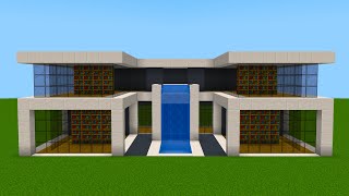 Minecraft - How to build a modern house 96