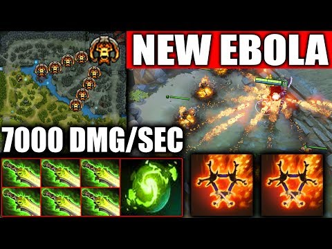 NEW Most Advance CANCER Build - Fire Army COMBO 7000 Dmg/sec EPIC MEGACREEP DEF Dota 2