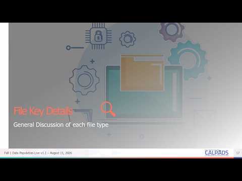 26 27 Calpads Fall 1 Data Population Module B Fall Key Details