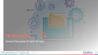 26/27 CALPADS Fall 1 Data Population - Module B - Fall Key Details