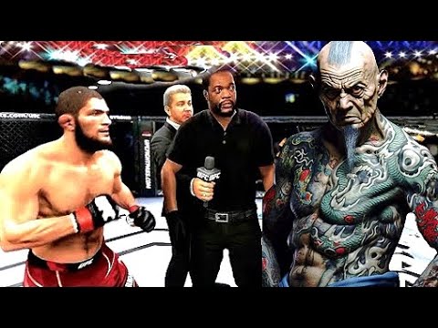Ufc 4 Khabib Nurmagomedov Vs. Yakuza Killer  Fight Champion Fighter Ea Sports