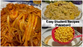 Easy Student Recipes | Student Cooking | Urdu/ Hindi