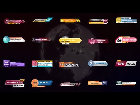 Apple Motion Template: News Titles || FCPX