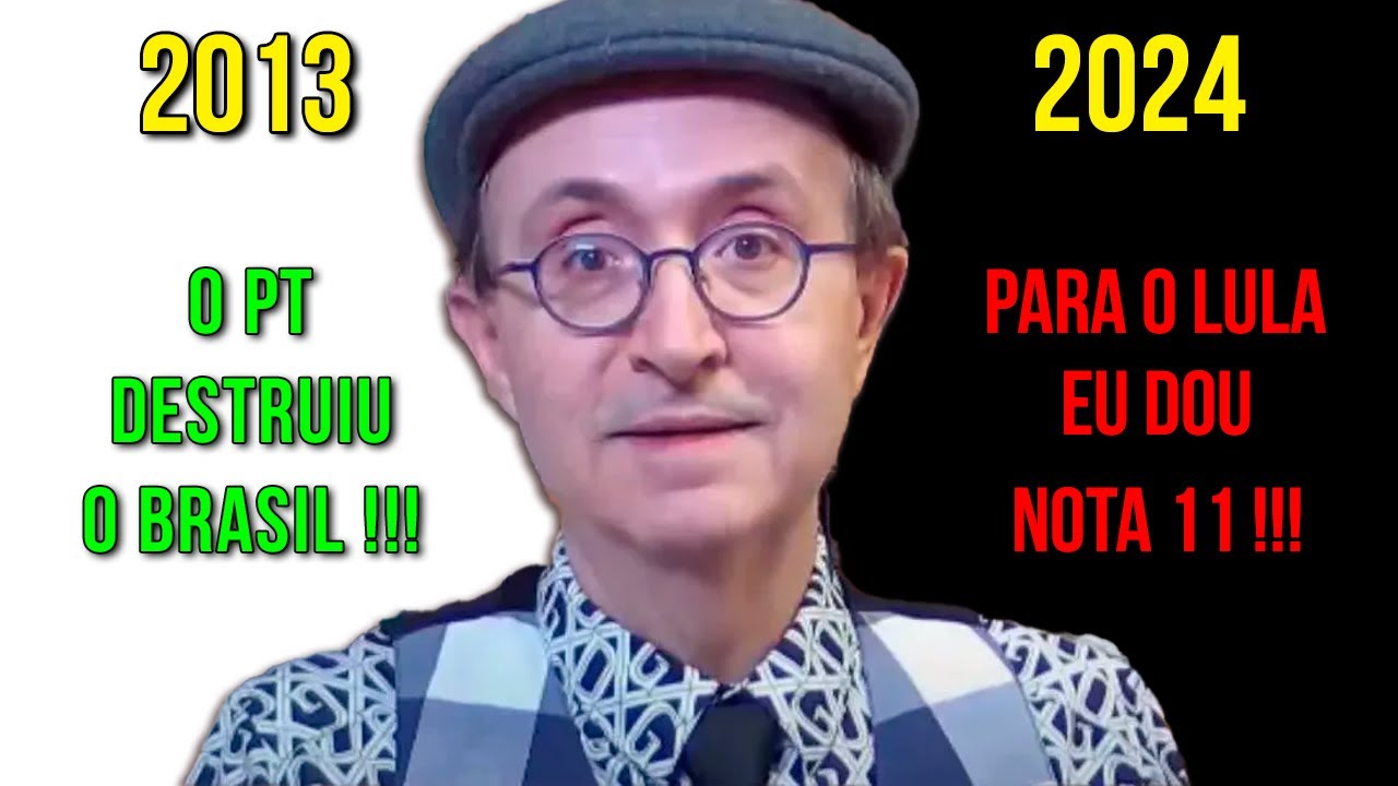 As DUAS CARAS de Reinaldo Azevedo (Porque ele MUDOU de opinião?)