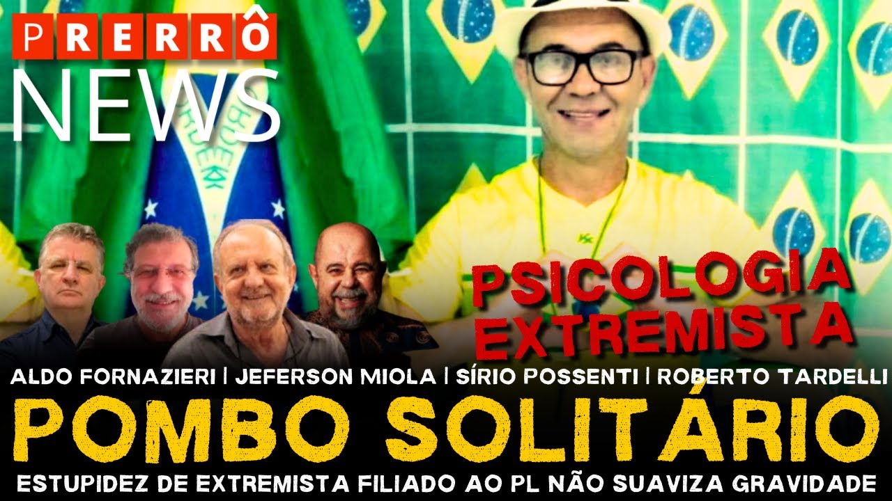 Prerrô News | Pombo solitário: estupidez de extremista filiado ao PL não suaviza gravidade