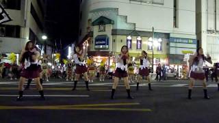 preview picture of video '【CHIMO】2011年大分七夕祭り府内踊り（チャイモ） Idols at the Festival in Oita.'