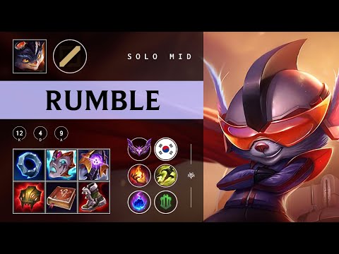 Rumble Mid vs Yasuo - KR Master Patch 25.24