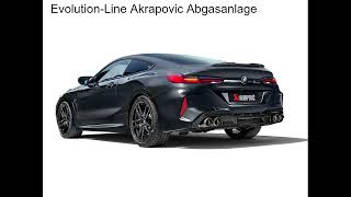 Video: Akrapovic Evolution Line Titan Duplex Racing-Komplettanlage inkl. OPF-Ersatz BMW M8 inkl. Competition F91 F92