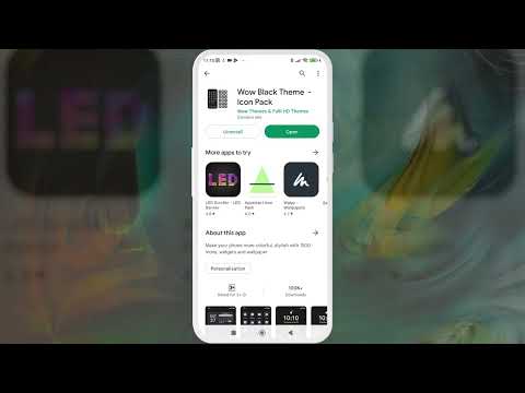 Wow Black Theme  - Icon Pack