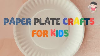 SPRING CRAFTS FOR KIDS | PAPER PLATE CRAFT IDEAS for KIDS | DIY PAPER PLATE FLOWER
