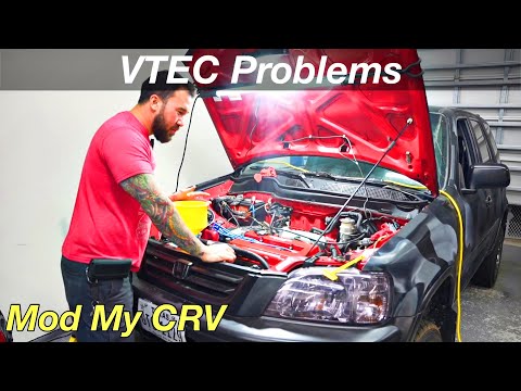 B20 VTEC Guide Finished Its Got Problems / Mod my CRV Rd1 B16 Head swap