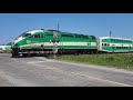 GO Train passing Green Rd, Stoney Creek 2023/05/30