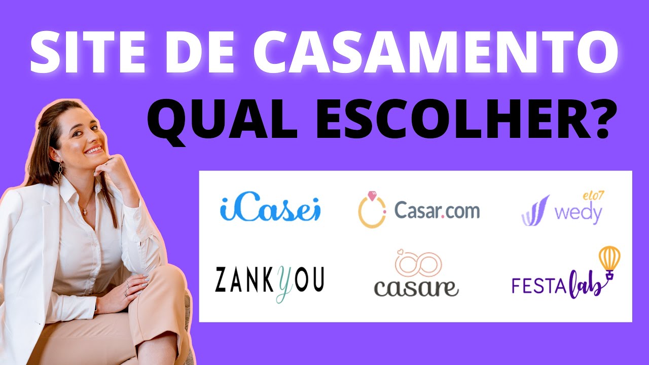 SITE DE CASAMENTO - comparamos 06 opções para você escolher qual prefere