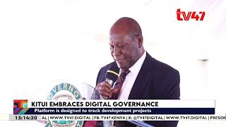 Kitui embraces digital governance; launches infrastructure projects dashboard