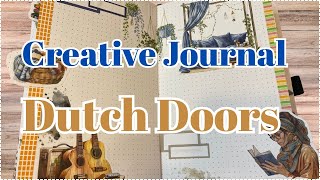 CREATIVE JOURNAL WITH DUTCH DOORS | CASSTHETIC PLANS STICKERS