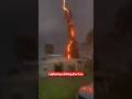 lightning striking the tree #shorts