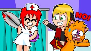 Download lagu ESCAPE FROM THE EVIL NURSE! 😱 | MISS MINECRAFT TROLL mp3