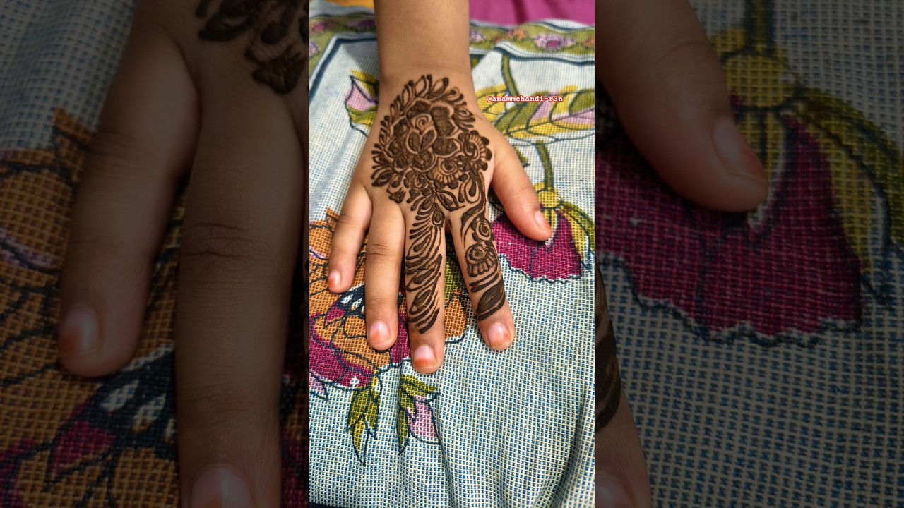 🌿 New trending sawan special mehandidesign ♥️🥀#trendingmehndi #trendingshort#henadesign #mehandiart