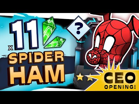 CEO 6 Star SPIDER-HAM Crystal Opening! 11x God Tier!! Meta Mulaney Cav | Marvel Contest of Champions