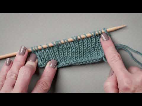 How to Knit German Short Rows / Double Stitch