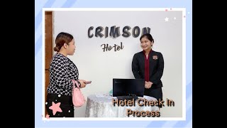HOTEL CHECK IN PROCESS (WITH RESERVATION & WALK IN GUEST) // DIANE PEREZ