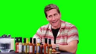Jake Gyllenhaal "you think you can take me to nowhere land?" Hot Ones green screen