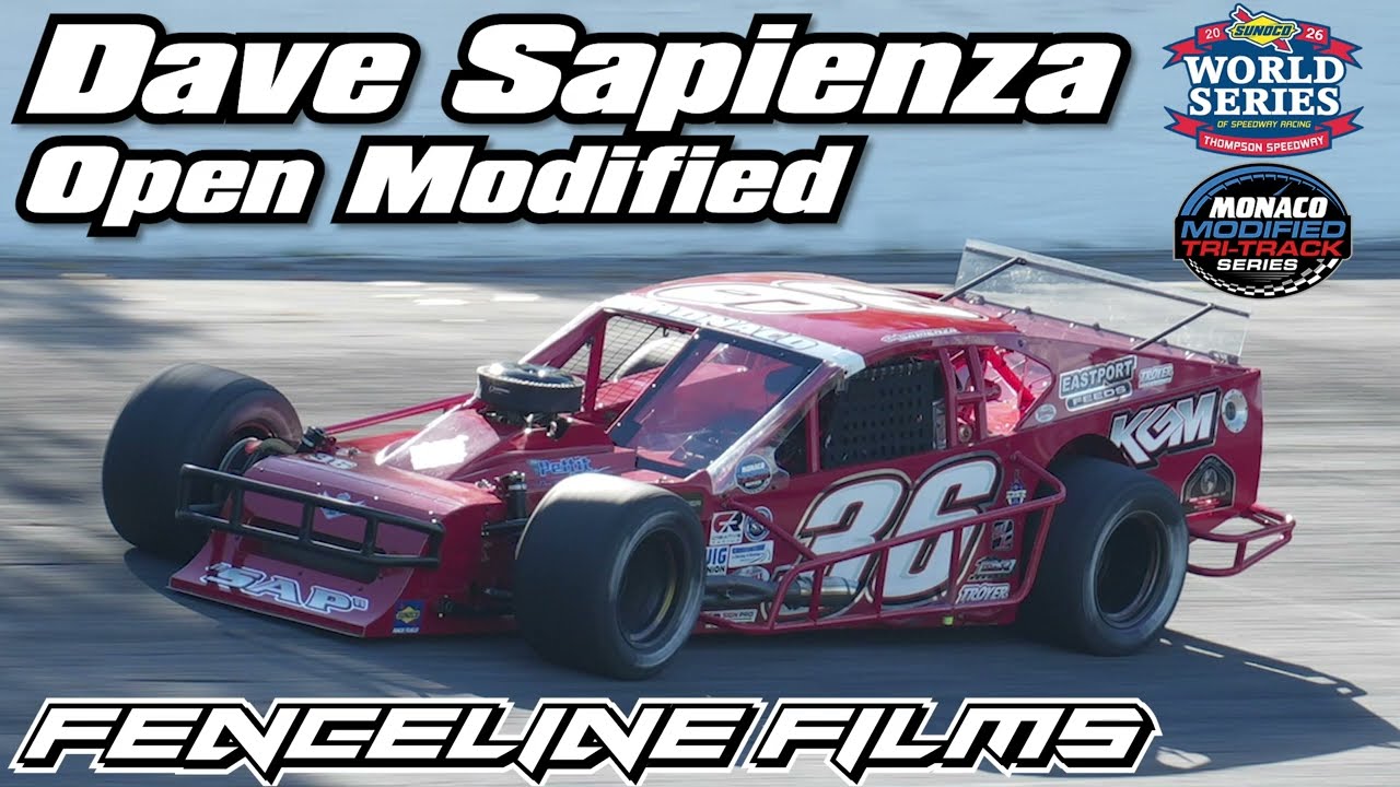 Dave Sapienza Monaco Tri Track Modified Thompson Speedway World Series 2026