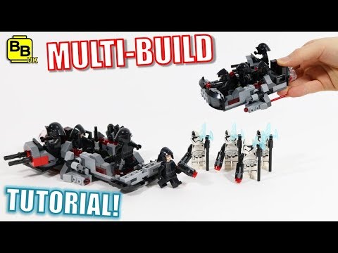 LEGO STAR WARS 75197 X2 MULTI-BUILD ENGINEER SHUTTLE! Video