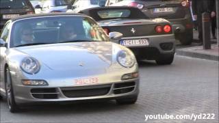 preview picture of video 'GranTurismo, F430, 360, SLS AMG, R8, Clio V6 at Knokke-Heist ! 1080p HD'