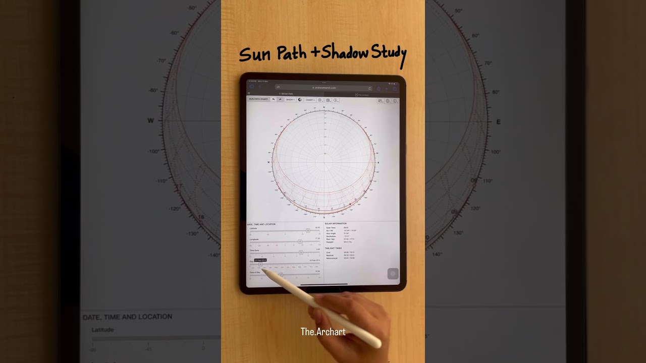 Site Analysis | Sun Path + Shadow Study |