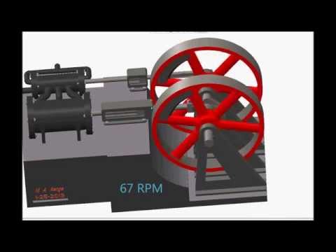 Stationary Steam Engine - Creo Parametric 2.0