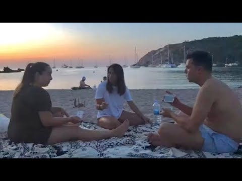 Sleeping In The Beach