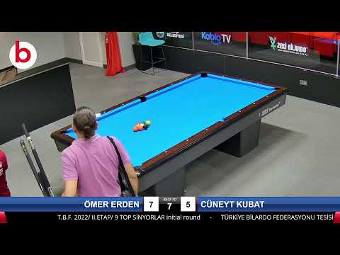 ÖMER ERDEN & CÜNEYT KUBAT Bilardo Maçı - 