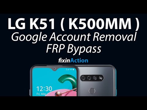 How to Easy Bypass LG K51 K500MM FRP Google Account Removal without PC